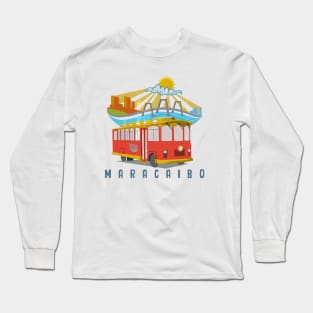 Tram of Maracaibo Long Sleeve T-Shirt